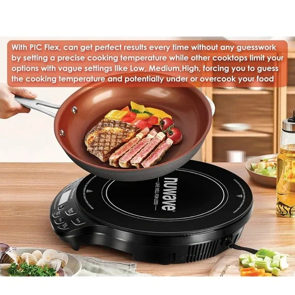 Nuwave PIC Flex Induction Cooktop Black New In Box 30501WR Precision - Picture 6 of 12